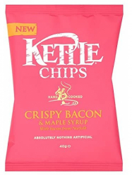 Kettle Bacon-juharszirupos chips 40 gr