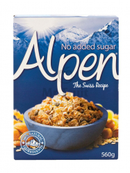 Alpen cukormentes müzli 550 gr