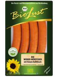 BioLust Bio Bécsi virsli borjúhússal 200 gr