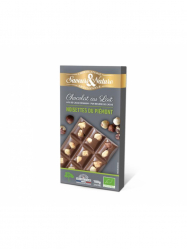 Saveurs&Nature Tejcsokoládé Piemonti mogyoróval 100 gr
