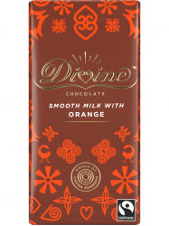 Divine Tejcsokoládé narancs ízesítéssel 90 gr